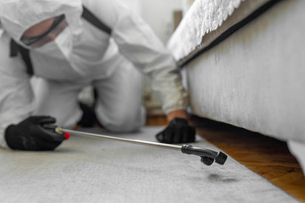 Professional Pest Control technician working in Crivitz, WI